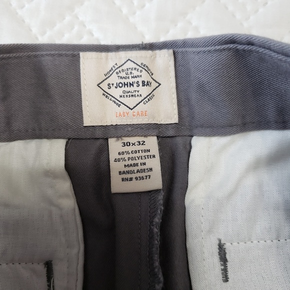 Sold Elsewhere - Gray Men's Dress Pants - Picture 2 of 4